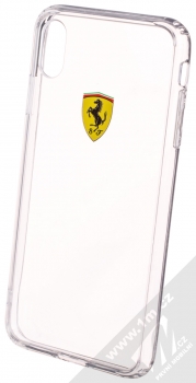 Ferrari Scuderia ShockProof odolný ochranný kryt pro Apple iPhone XS Max (FESTRHCPI65TR) průhledná (transparent)