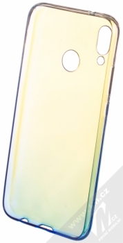 Forcell Blueray TPU ochranný silikonový kryt pro Huawei P20 Lite průhledná modrá (transparent blue) zepředu