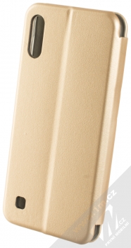 Forcell Elegance Book flipové pouzdro pro Samsung Galaxy A10 zlatá (gold) zezadu