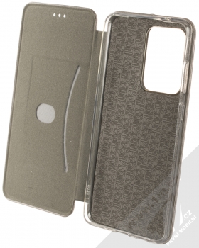 Forcell Elegance Book flipové pouzdro pro Samsung Galaxy S20 Ultra kovově šedá (steel) otevřené