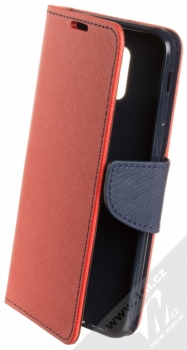 Forcell Fancy Book flipové pouzdro pro Samsung Galaxy A6 (2018) červená modrá (red blue)