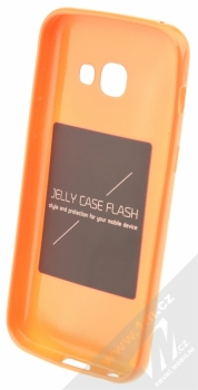 Forcell Jelly Case TPU ochranný silikonový kryt pro Samsung Galaxy A3 (2017) oranžová (orange) zepředu