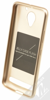 Forcell Jelly Case TPU ochranný silikonový kryt pro Lenovo Vibe C2 zlatá (gold) zepředu