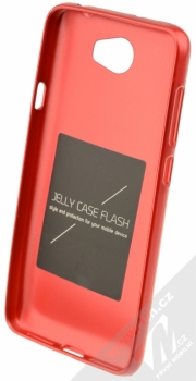Forcell Jelly Matt Case TPU ochranný silikonový kryt pro Huawei Y5 II, Y6 II Compact červená (red) zepředu