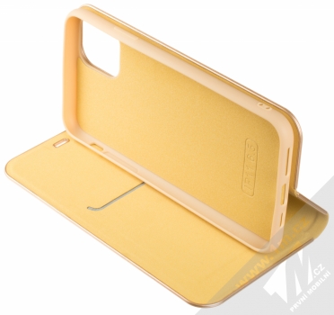 Forcell Luna flipové pouzdro pro Apple iPhone 11 Pro Max zlatá (gold) stojánek