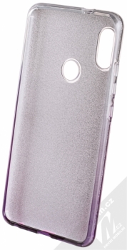 Forcell Shining třpytivý ochranný kryt pro Xiaomi Redmi Note 5 stříbrná fialová (silver violet) zepředu