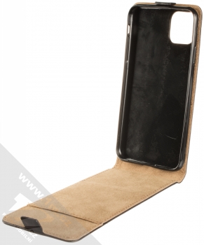 Forcell Slim Flip Flexi flipové pouzdro pro Apple iPhone 11 Pro Max černá (black) otevřené