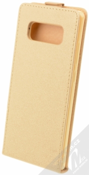 ForCell Slim Flip Flexi otevírací pouzdro pro Samsung Galaxy Note 8 zlatá (gold) zezadu