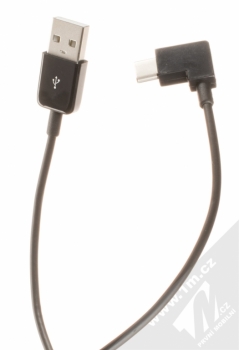 Forcell USB kabel délky 2 metry a do pravého úhlu s USB Type-C konektorem černá (black)