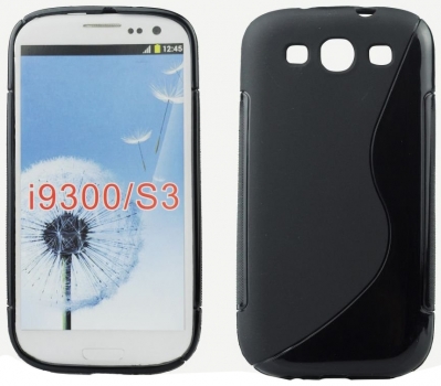 Forcell S Case silikonové pouzdro pro Samsung Galaxy S III, Galaxy S3 Neo černá (black)