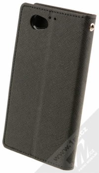 Goospery Fancy Diary flipové pouzdro pro Sony Xperia Z1 Compact černá (black) zezadu