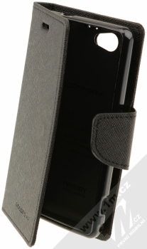 Goospery Fancy Diary flipové pouzdro pro Sony Xperia Z1 Compact černá (black)