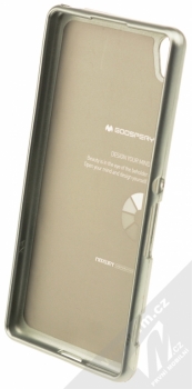 Goospery i-Jelly Case TPU ochranný kryt pro Sony Xperia XA šedá (metal grey) zepředu