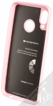 Goospery Jelly Case TPU ochranný silikonový kryt pro Huawei Nova 3 světle růžová (light pink) zepředu