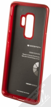 Goospery Jelly Case TPU ochranný silikonový kryt pro Samsung Galaxy S9 Plus červená (red) zepředu