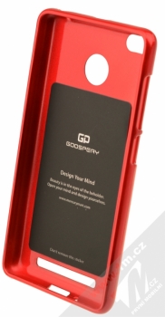 Goospery Jelly Case TPU ochranný silikonový kryt pro Xiaomi Redmi 3 Pro, Redmi 3S Prime červená (red) zepředu
