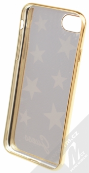 Guess Stars Soft Case ochranný kryt pro Apple iPhone 7 (GUHCP7STAPI) růžová zlatá (pink gold metal) zepředu