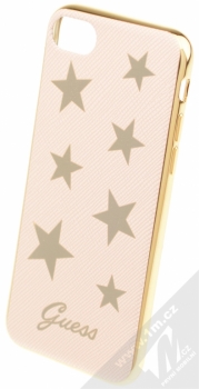 Guess Stars Soft Case ochranný kryt pro Apple iPhone 7 (GUHCP7STAPI) růžová zlatá (pink gold metal)