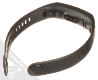 Honor Band 3 chytrý fitness náramek se senzorem srdečního tepu černá (carbon black) rozepnuté zezadu