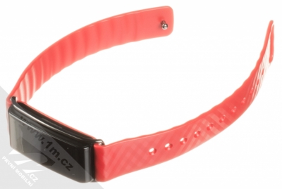 Huawei Color Band A2 chytrý fitness náramek se senzorem srdečního tepu červená (red) rozepnuté