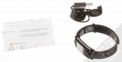 i-gotU Q-Band Q-68HR chytrý fitness náramek se senzorem srdečního tepu černá (black) balení