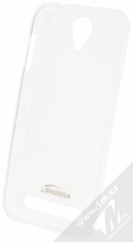 Kisswill TPU Open Face silikonové pouzdro pro Acer Liquid Z6 bílá průhledná (white) zepředu