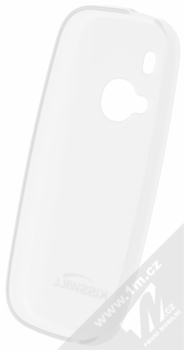 Kisswill TPU Open Face silikonové pouzdro pro Nokia 3310 (2017) bílá průhledná (white) zepředu
