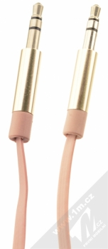 Kit Aux Audio Cable hudební kabel s jack 3,5mm konektorem zlatá (gold)