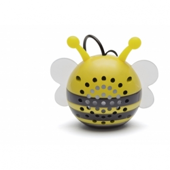 KitSound Mini Buddy Bee reproduktor pro mobilní telefon, mobil, smartphone - Včela žlutá (yellow)