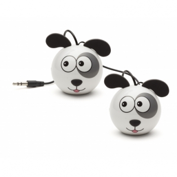 KitSound Mini Buddy Dog reproduktor pro mobilní telefon, mobil, smartphone - Pes bílá (white)