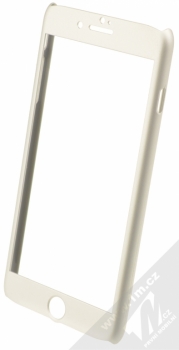 Krusell Arvika Cover ochranný kryt a tvrzené sklo pro Apple iPhone 7 Plus stříbrná (silver) přední ochranný kryt zepředu