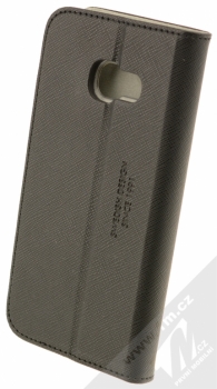 Krusell Malmo 4 Cards FolioCase flipové pouzdro pro Samsung Galaxy A3 (2017) černá (black) zezadu
