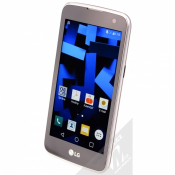 LG K120E K4 LTE modrá (black blue) - šikmo zepředu