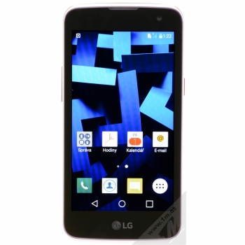 LG K120E K4 LTE modrá (black blue) - zepředu
