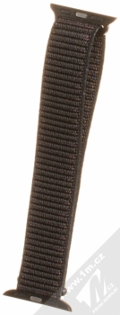 Maikes Nylon Strap textilní pásek na zápěstí pro Apple Watch 38mm černá (black) zezadu