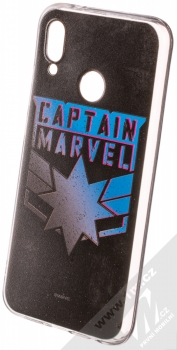 Marvel Kapitánka Marvel 015 TPU ochranný silikonový kryt s motivem pro Huawei P20 Lite černá (black)