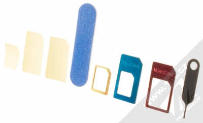 maXlife SIM adaptéry na micro a nano SIM karty včetně nástrojů balení