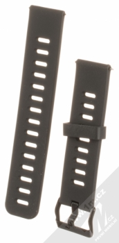MiJobs Silicon Wrist Strap silikonový pásek na zápěstí pro Xiaomi Amazfit Pace, Amazfit 2 Stratos černá zelená (black green) zepředu