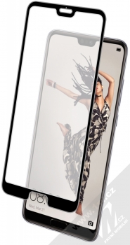 Mocolo Premium 5D Tempered Glass ochranné tvrzené sklo na kompletní displej pro Huawei P20 Pro černá (black) s telefonem