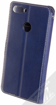Molan Cano Issue Diary flipové pouzdro pro Huawei P Smart tmavě modrá (navy blue) zezadu