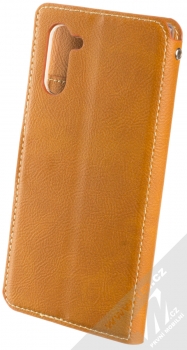 Molan Cano Issue Diary flipové pouzdro pro Samsung Galaxy Note 10 hnědá (brown) zezadu