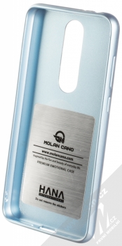 Molan Cano Jelly Case TPU ochranný kryt pro Nokia 5.1 Plus blankytně modrá (sky blue) zepředu