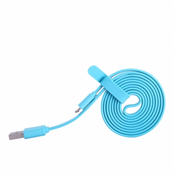 Nillkin Cable plochý USB kabel s microUSB konektorem pro mobilní telefon, mobil, smartphone, tablet modrá (blue)