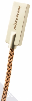 Nillkin Chic opletený USB kabel s USB Type-C konektorem pro mobilní telefon, mobil, smartphone, tablet béžová (khaki) USB konektor