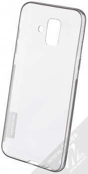 Nillkin Nature TPU tenký gelový kryt pro Samsung Galaxy A6 (2018) šedá (transparent grey) zepředu