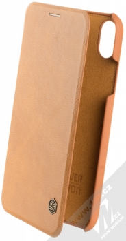 Nillkin Qin flipové pouzdro pro Apple iPhone XR hnědá (brown)