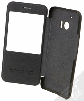 Nillkin Qin flipové pouzdro pro HTC 10 černá (black) otevřené