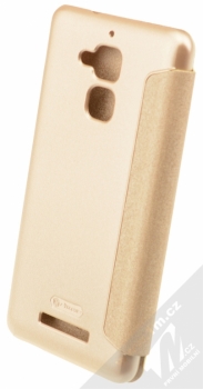 Nillkin Sparkle flipové pouzdro pro Asus ZenFone 3 Max (ZC520TL) zlatá (gold) zezadu