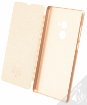Nillkin Sparkle flipové pouzdro pro Xiaomi Mi Mix 2 zlatá (gold) otevřené