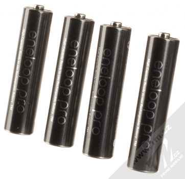 Panasonic eneloop pro nabíjecí mikrotužkové baterie AAA HR03 930mAh 4ks černá (black)